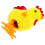 2Pcs Wind Up Jumping Chicken Plush Toy For Easter Egg Hunt And Party 2