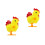 2Pcs Wind Up Jumping Chicken Plush Toy For Easter Egg Hunt And Party 6