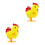 2Pcs Wind Up Jumping Chicken Plush Toy For Easter Egg Hunt And Party 10
