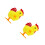 2Pcs Wind Up Jumping Chicken Plush Toy For Easter Egg Hunt And Party 5