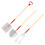 3Pcs Miniatura Ferramenta Jardinagem Rastelo 10