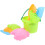 2 Set Pale Per Sabbia Bambini Giocattoli Spiaggia 3