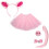 1Conjunto Tiara E Cauda Porquinho Rosa Para E 3