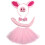 1Conjunto Tiara E Cauda Porquinho Rosa Para E 5