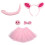 1Conjunto Tiara E Cauda Porquinho Rosa Para E 7