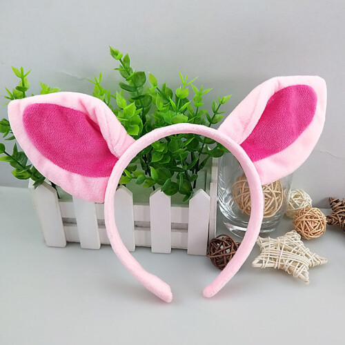 1Conjunto Tiara E Cauda Porquinho Rosa Para E 1