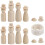 36 Pcs Crianças DIY Com Chapéus Fantoches Bonecas 8