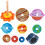 Set A Pianeti Colorati Con Sovrapponibili Per Bambini 6
