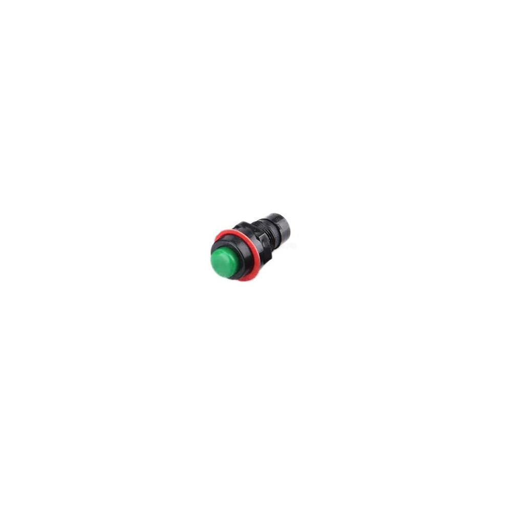 Push Button Switch 2Pin Green 10Mm Selfreset Miniature 1A 125V, 3A 250V 6Pcs 9323874290553
