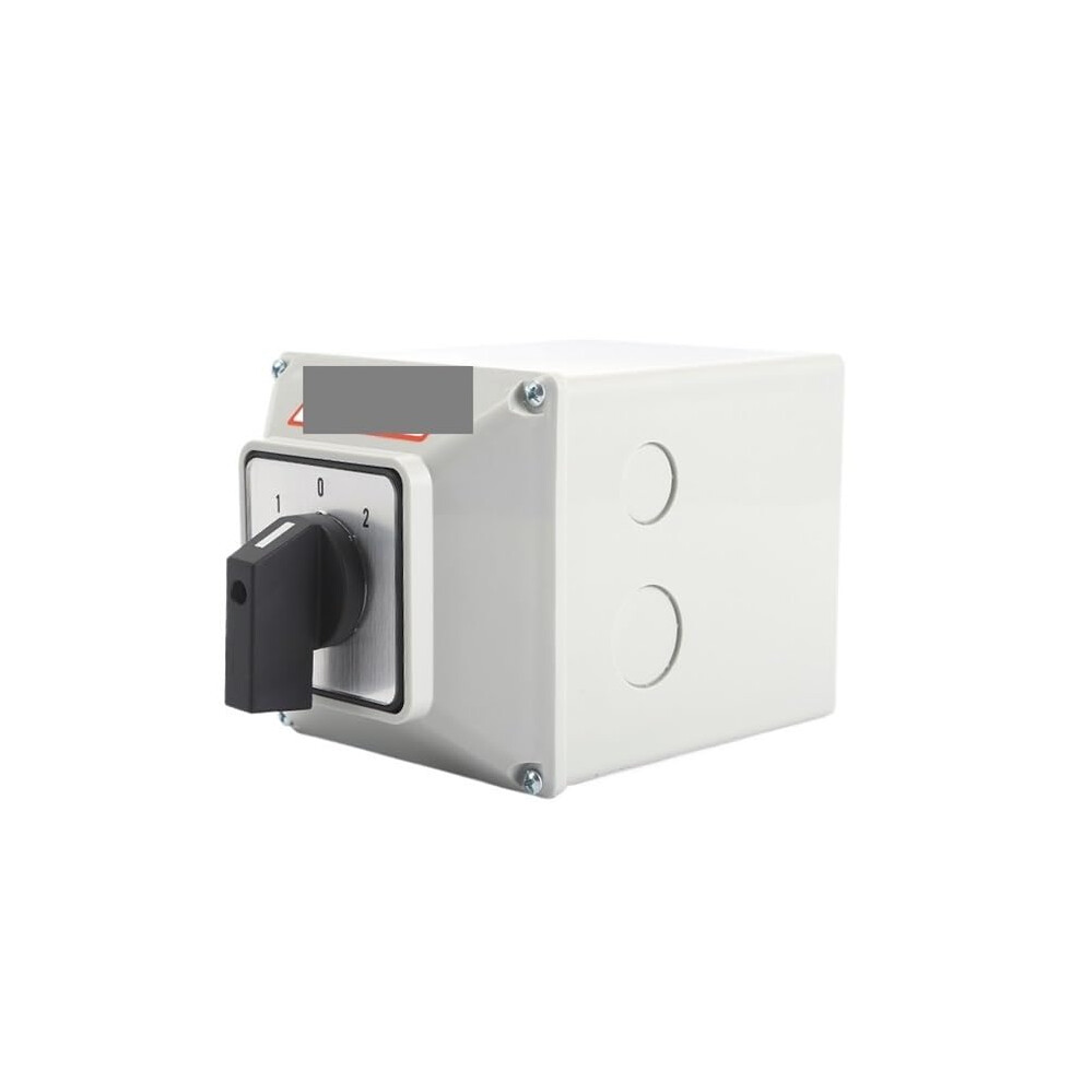 Cam Rotary Changeover Control Switch, 63A, 3Position, 3Pole, 12 Screws, With Shell 9067246143671