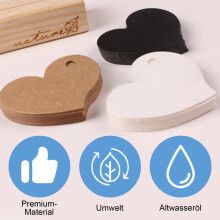 Kit de Artesanato DIY, 100 Etiquetas de Preço Personalizadas com Superfície Lisa e Furos Pré-Perfurados para Fácil Marcação e Fixação