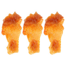 3Pcs Brinquedo De Comida Falsa Frito Coxas Realistas