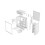 PC Behuizing - FRACTAL DESIGN - Meshify 3 RGB - E-ATX (277 mm) - 3 ventilatoren - USB Type C van 20 Gbps - Wit 5