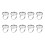 10pcs stainless steel adjustable ring holder tray bases 7
