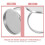 10pcs stainless steel adjustable ring holder tray bases 10