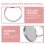 10pcs stainless steel adjustable ring holder tray bases 9