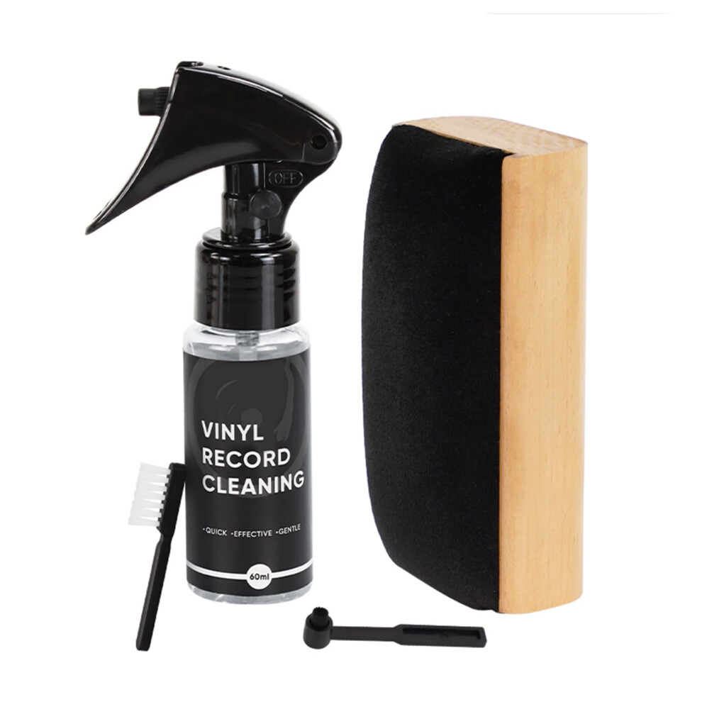 Record Maintenance Set Antistatic Velvet Brushes For Turntable Cleaning Kit Vinyl Records Accessories 9339159550809