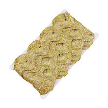 10Yards S Shape Sewing Fringe Trim Ribbon 25mm-Shenzhen Gold