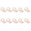 Plastic Craft Clip for Quilting Tailoring and Creative-Beige 1