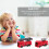 8Pcs Pull-Back Fire Truck Toy Models For Children 3
