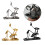 Countertop Wine Rack,Decorative Wine Bottle Holder Skull-Gold 6