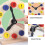 Wood Number Clock Toy Teaching Tool For Children Cognitive Learning 9