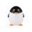 Lovely Cartoon Waste Bin Easy Open Lid Plastic Trash Can-White 1