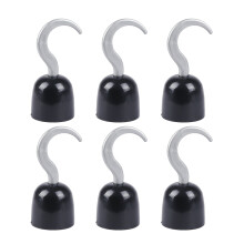 6Pcs Plastic Pirate Hooks For Kids Halloween Party Costumes