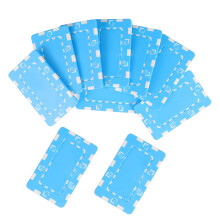 10Pcs Rectangular Poker Chips For Game And Mahjong