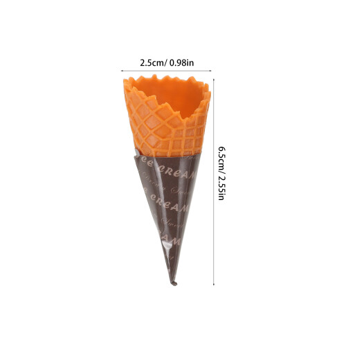24 Gelato Realistico In Cono Bambini E Decorazioni 1