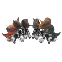 6Pcs Dinosaur Pull Back Cars Toy Set Friction Powered For Kids