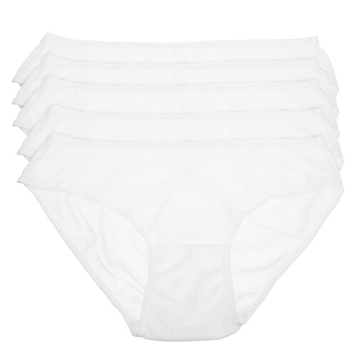 20 Pcs Knitted Fabric Breathable Disposable Underwear 2