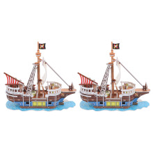 10 Sets Sailboat Puzzle Kit Paper Model For Adults And Kids