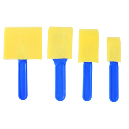 12 Pezzi in 3 Set Spugne da Pittura e per Bambini