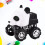 Animal Pull Back Car Creative Educational Toy Gift For Kids (Panda) 11