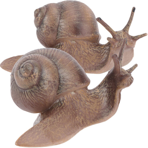 4 Pcs Simulation Snail Figurine Educational Animal Model 1