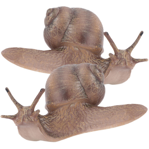 4 Pcs Simulation Snail Figurine Educational Animal Model 2