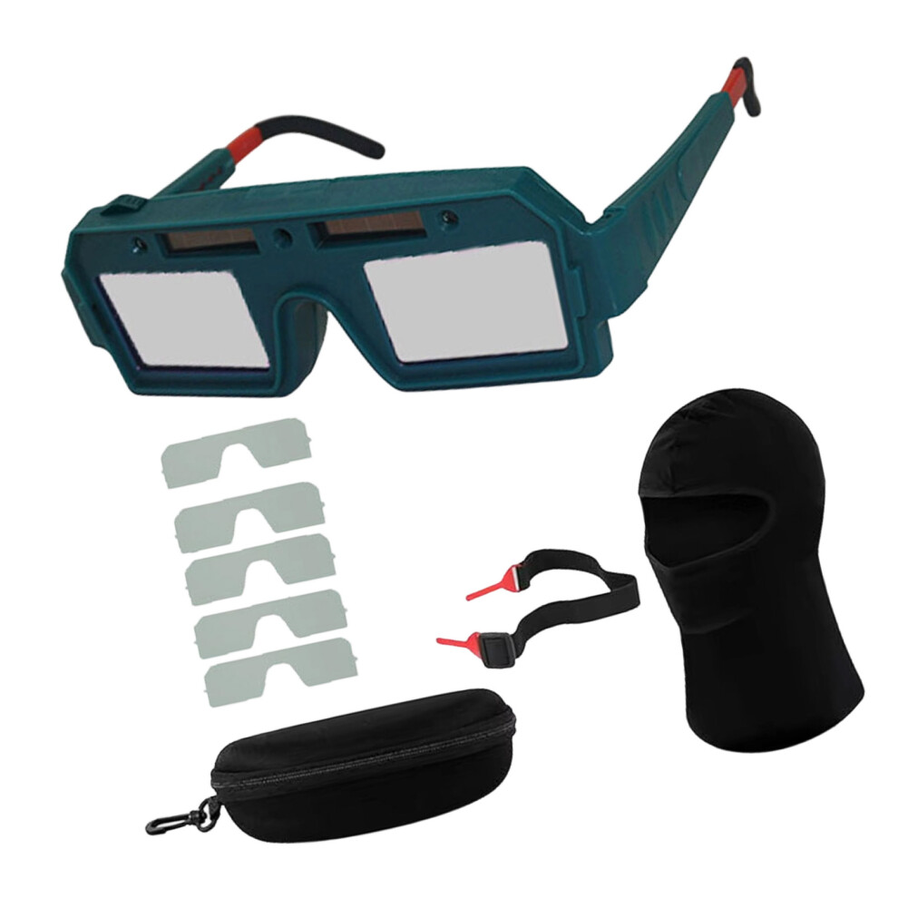Adjustable Welding Cutting Welder Safety Goggles Eye- Green 7754000661633