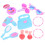 Bambina Candy Borsa Da Viaggio Set Vestire E Truccarsi Con 9