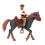 2 Sets Decorative Cowboy Desktop Horse Model Imitation Decor 1