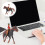 2 Sets Decorative Cowboy Desktop Horse Model Imitation Decor 11
