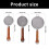 Professional Nonrust Steel Cats Claw Flour Strainer Fine-L 3