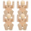 16 Pezzi Robot In Legno Con Perline E – Kit Bambini 2