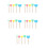 25 Kinder Schilderen Sponge Borstel Set EVA Stempels 6