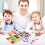 1Set E in Legno Verniciato Per Giochi E Apprendimento 10