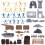 One Set Of Miniature Pirate Figurines Kit For Kids Sand Table Play 7