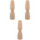 3 In Legno Con Decorazione Tavolo 5