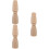 3 In Legno Con Decorazione Tavolo 9