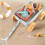 2Pz Trolley Sabbia Bambini Spiaggia Set Azzurro Durable 6