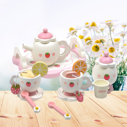 Set Da Tè In Legno Educativo Per Bambini 2